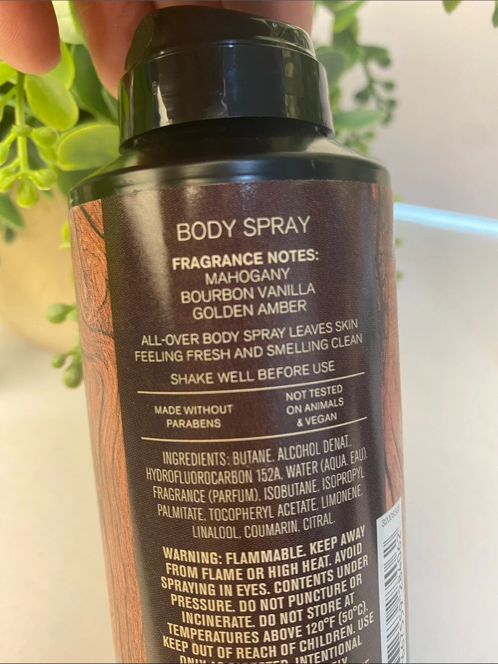 Bath & Body Works Mens “Mahogany Woods” NEW Body Spray
